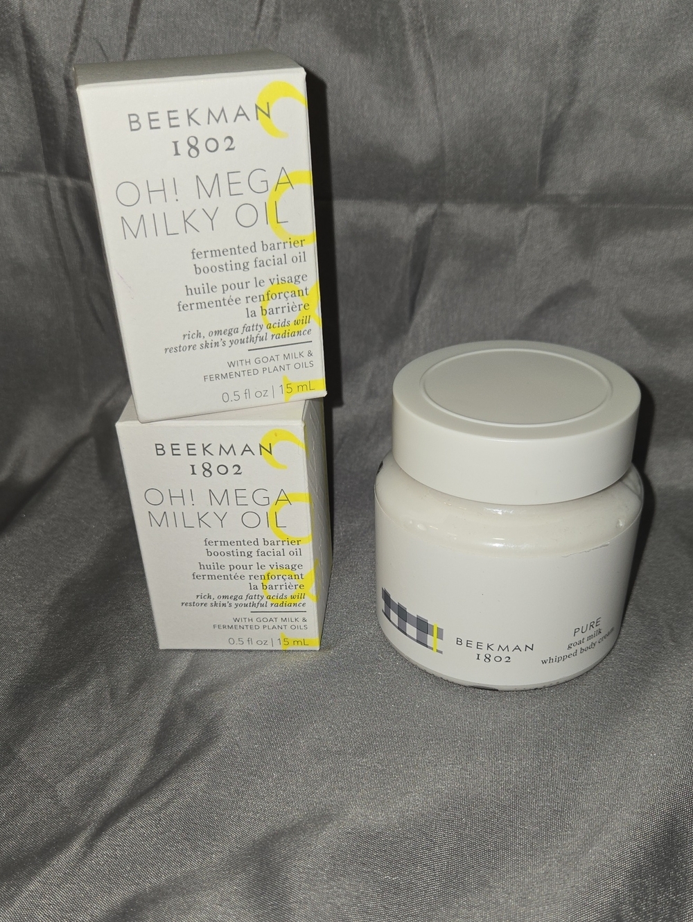 Beekman 1802 Bundle With (2) OH! Mega Milky Oil & (1) Pure Goat Milk Body Cream
